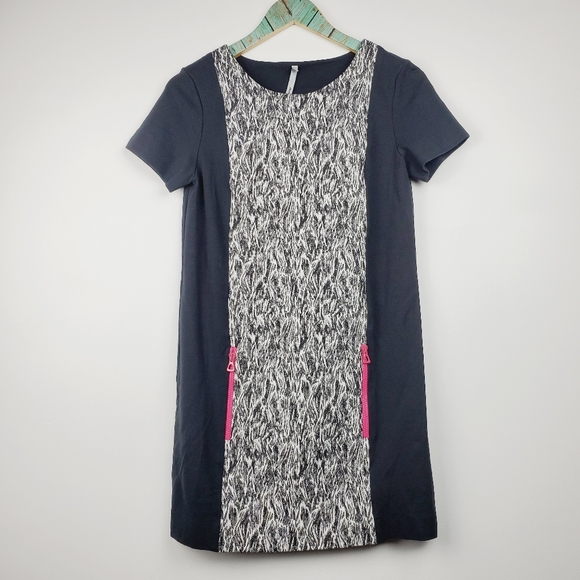 Cop Copine Dresses & Skirts - Cop Copine Zippered Retro Shift Dress 36/